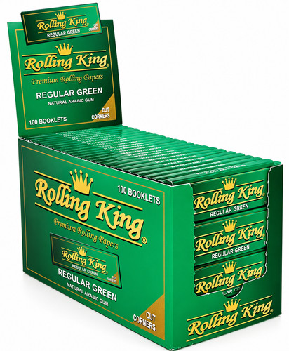 Rolling king regular green cut - king,
