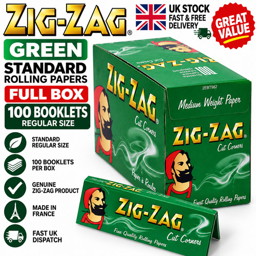 Zig zag green standard - zag,