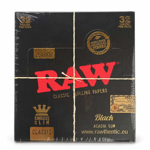 Raw black classic king size - black,