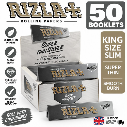 Rizla silver king - silver, slim