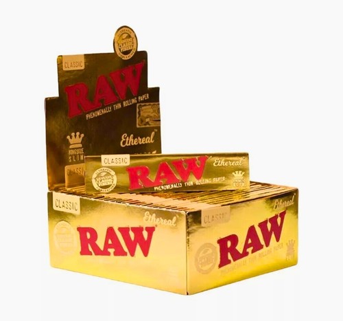 Raw ethereal gold king size - gold,