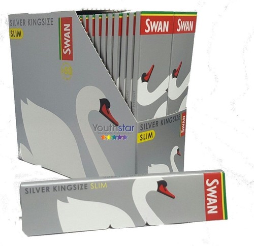 Swan silver kingsize slim - silver,