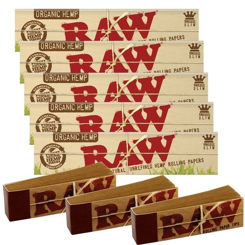 Raw organic hemp kingsize - 5,