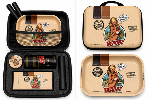 Raw rolling tray set - rolling,
